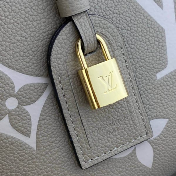 LV Bicolor Monogram Empreinte Petit Palais Leather Bag - Image 11
