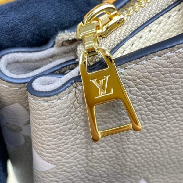 LV Bicolor Monogram Empreinte Petit Palais Leather Bag - Image 14