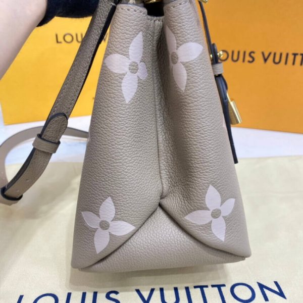 LV Bicolor Monogram Empreinte Petit Palais Leather Bag - Image 8