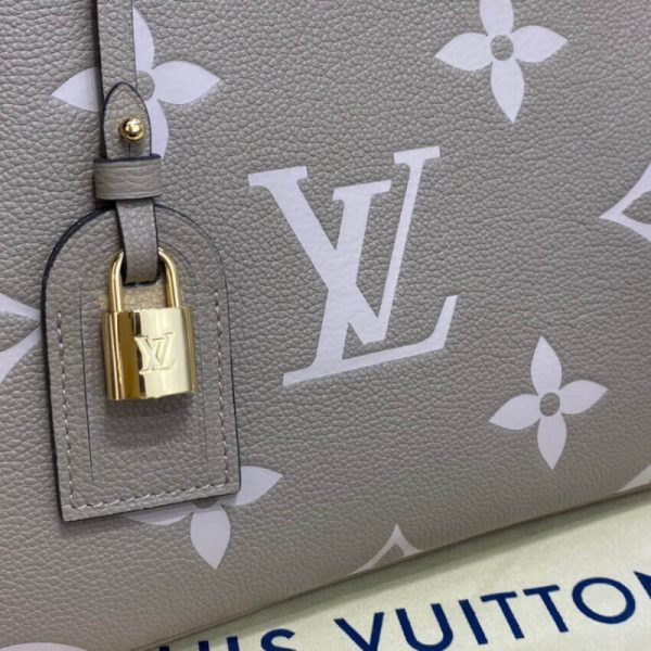 LV Bicolor Monogram Empreinte Petit Palais Leather Bag - Image 10