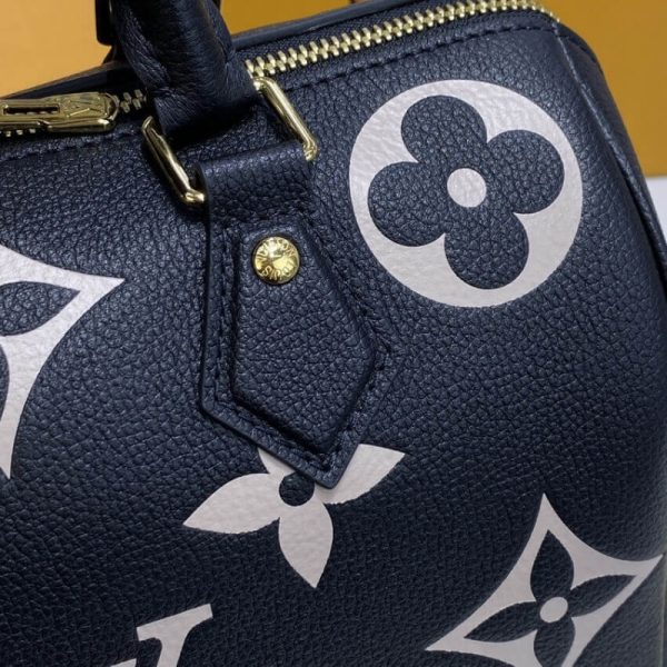 LV Replica Bicolor Empreinte Speedy 25 Black/Beige - Image 11
