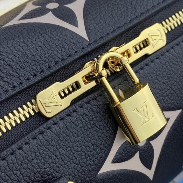 LV Replica Bicolor Empreinte Speedy 25 Black/Beige - Image 14