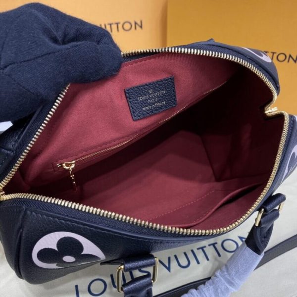 LV Replica Bicolor Empreinte Speedy 25 Black/Beige - Image 15