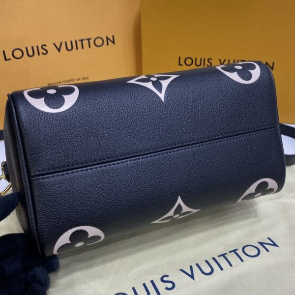 LV Replica Bicolor Empreinte Speedy 25 Black/Beige - Image 8