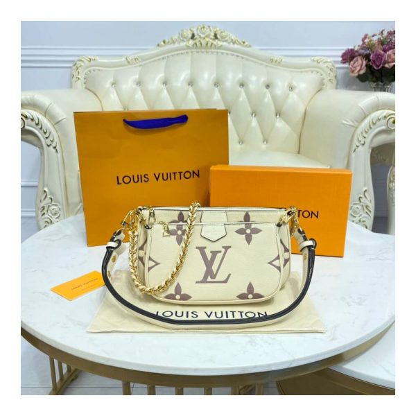 Replica LV Bicolor Multi Pochette Beige – Stylish & Affordable - Image 2