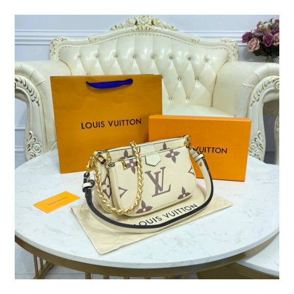 Replica LV Bicolor Multi Pochette Beige – Stylish & Affordable - Image 3
