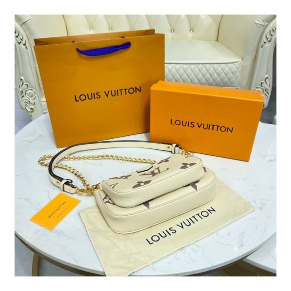 Replica LV Bicolor Multi Pochette Beige – Stylish & Affordable - Image 5