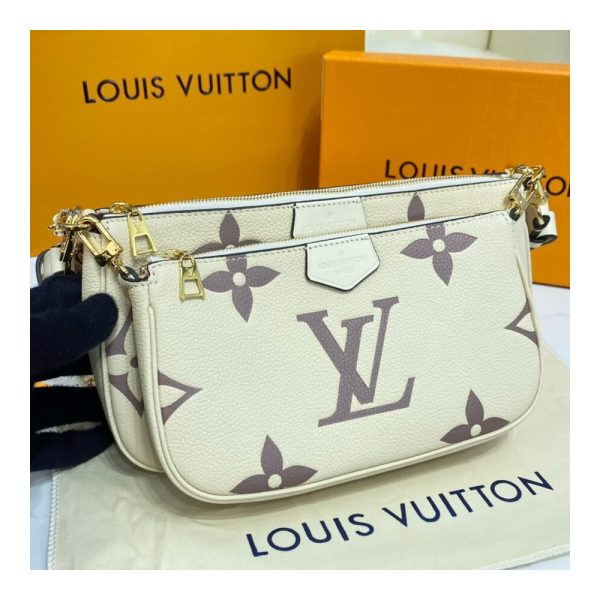 Replica LV Bicolor Multi Pochette Beige – Stylish & Affordable - Image 6