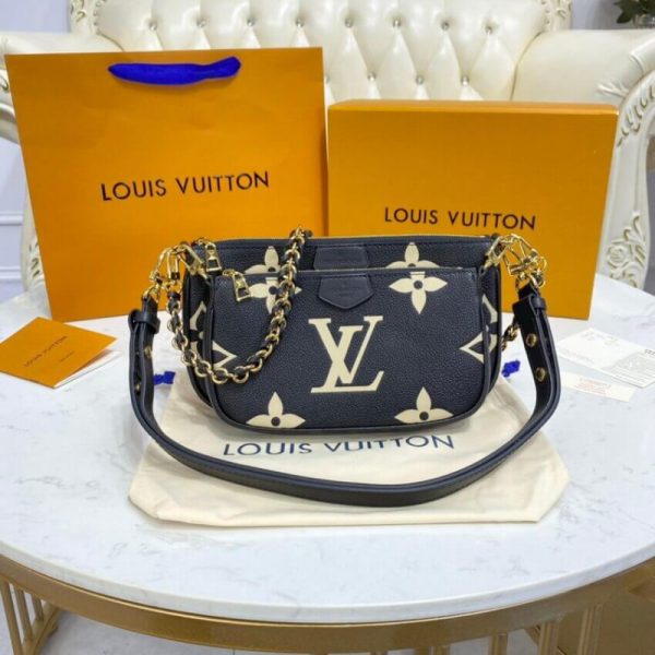 LV Bicolor Multi Pochette Accessoires Replica M45777 - Image 3
