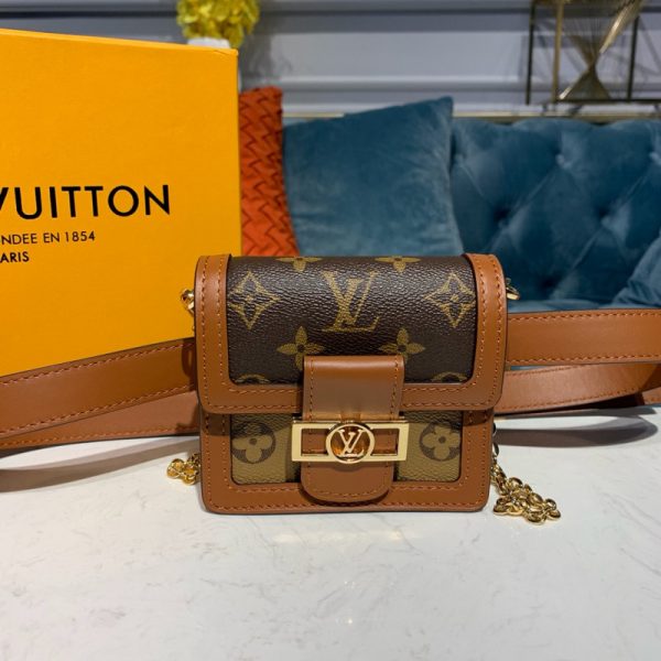 Replica LV Bumbag Dauphine BB M68621 Black Crossbody Bag - Image 2
