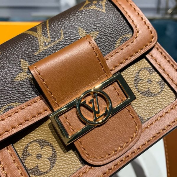 Replica LV Bumbag Dauphine BB M68621 Black Crossbody Bag - Image 6