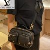 Best Replicas Bags - LV Calfskin Leather Utility Crossbody Bag - M80450 Replica Shop For Best Louis Vuitton LV Replica Bags With Cheap Price