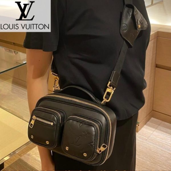 LV Calfskin Leather Utility Crossbody Bag - M80450 Replica - Image 3