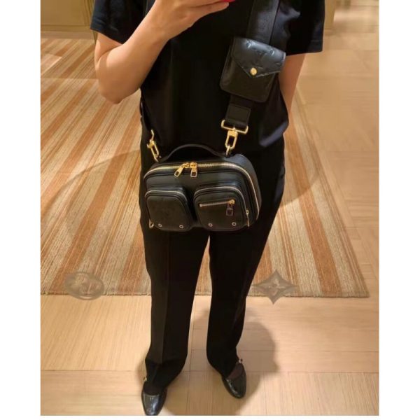 LV Calfskin Leather Utility Crossbody Bag - M80450 Replica - Image 7