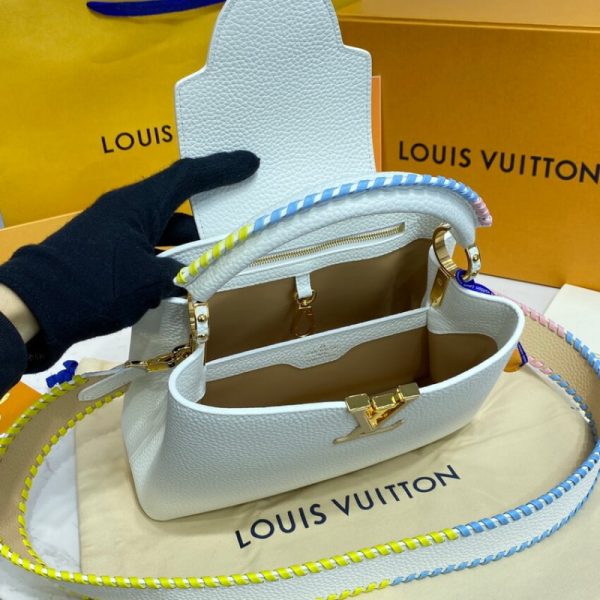 Replica LV Capucines BB Bag M57941 in White - Image 14