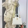 Best Replicas Bags - Replica LV Capucines BB Bag M57941 in White Shop For Best Louis Vuitton LV Replica Bags With Cheap Price
