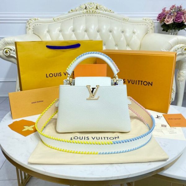 Replica LV Capucines BB Bag M57941 in White - Image 4