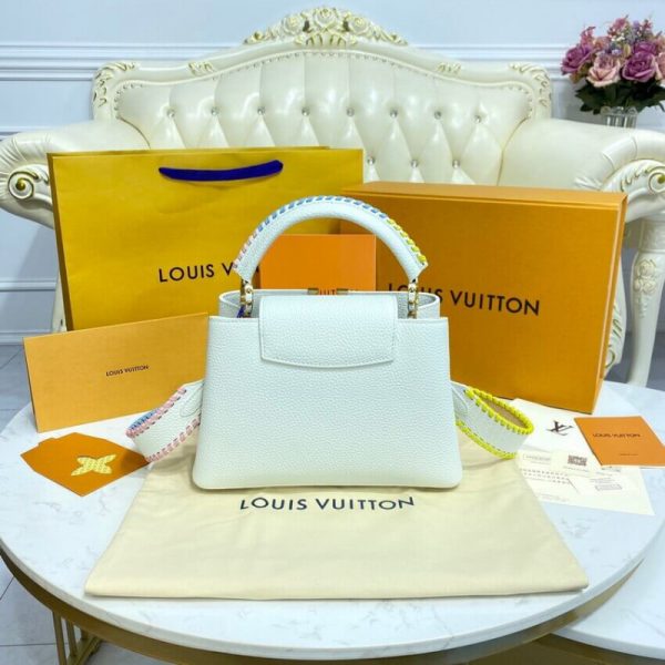 Replica LV Capucines BB Bag M57941 in White - Image 6