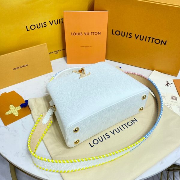 Replica LV Capucines BB Bag M57941 in White - Image 7