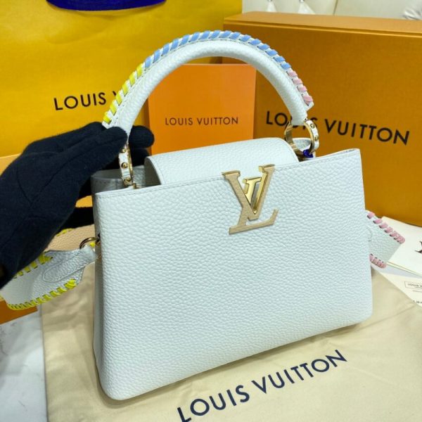 Replica LV Capucines BB Bag M57941 in White - Image 9