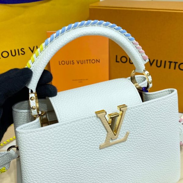 Replica LV Capucines BB Bag M57941 in White - Image 10
