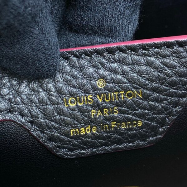 Louis Vuitton Capucines BB Replica Black/Arizona Beige - Image 14