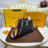 Best Replicas Bags - Louis Vuitton Capucines BB Replica Black/Arizona Beige Shop For Best Louis Vuitton LV Replica Bags With Cheap Price