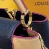Best Replicas Bags - Louis Vuitton Capucines BB Replica Black/Arizona Beige Shop For Best Louis Vuitton LV Replica Bags With Cheap Price