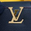 Best Replicas Bags - Louis Vuitton Capucines BB Replica Black/Arizona Beige Shop For Best Louis Vuitton LV Replica Bags With Cheap Price