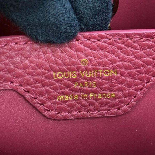 LV Capucines BB Replica Eggshell/Red Handbag M59061 - Image 14