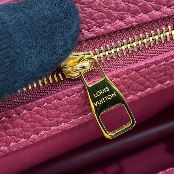 LV Capucines BB Replica Eggshell/Red Handbag M59061 - Image 15