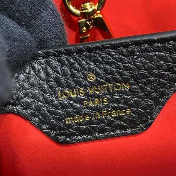 Louis Vuitton Capucines Bb Replica Noir/Rouge Handbag - Image 14