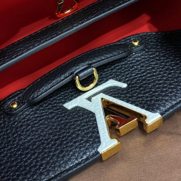 Louis Vuitton Capucines Bb Replica Noir/Rouge Handbag - Image 16