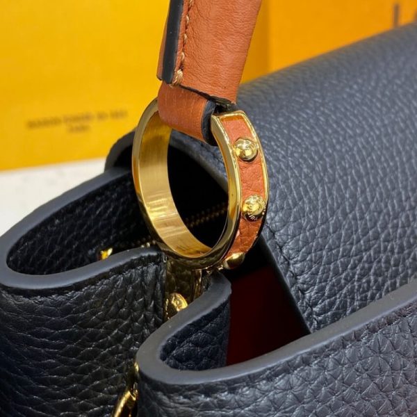 Louis Vuitton Capucines Bb Replica Noir/Rouge Handbag - Image 7
