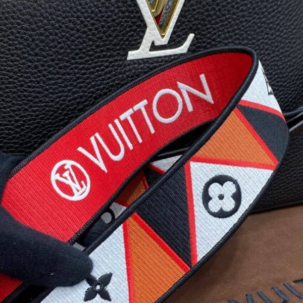 Louis Vuitton Capucines Bb Replica Noir/Rouge Handbag - Image 8