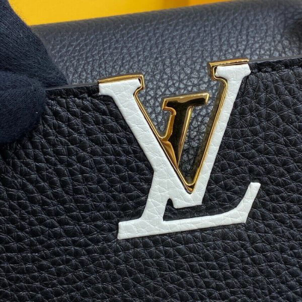 Louis Vuitton Capucines Bb Replica Noir/Rouge Handbag - Image 9