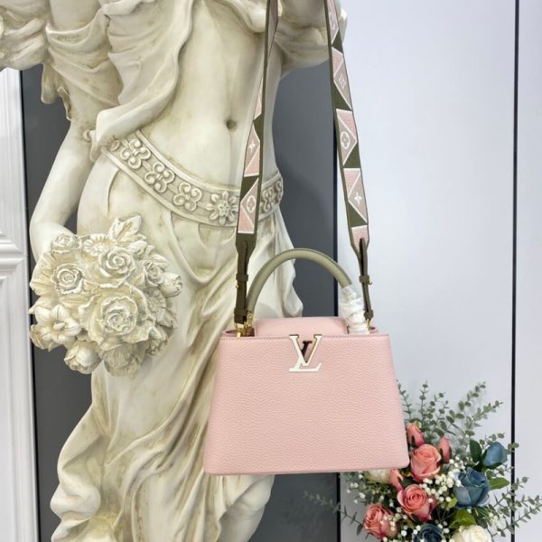 Louis Vuitton Capucines Bb M59061 Rose Beige Replica Handbag - Image 2