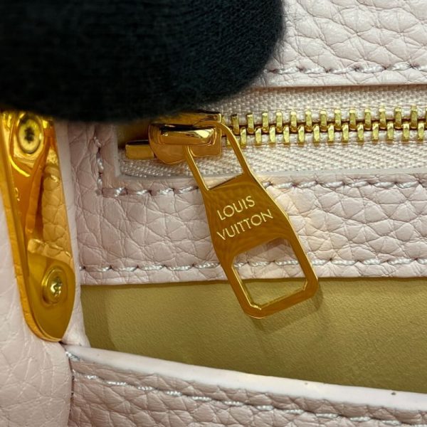 Louis Vuitton Capucines Bb M59061 Rose Beige Replica Handbag - Image 15