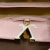Best Replicas Bags - Louis Vuitton Capucines Bb M59061 Rose Beige Replica Handbag Shop For Best Louis Vuitton LV Replica Bags With Cheap Price