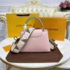 Best Replicas Bags - Louis Vuitton Capucines Bb M59061 Rose Beige Replica Handbag Shop For Best Louis Vuitton LV Replica Bags With Cheap Price