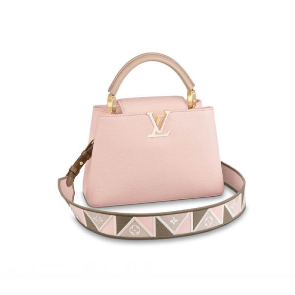 Louis Vuitton Capucines Bb M59061 Rose Beige Replica Handbag