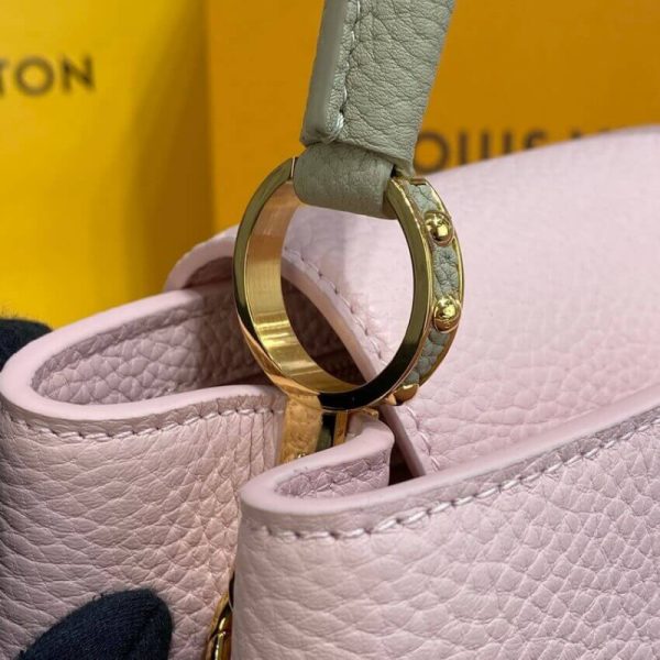 Louis Vuitton Capucines Bb M59061 Rose Beige Replica Handbag - Image 8