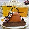Best Replicas Bags - Louis Vuitton Capucines BB Replica Gold/Noir Handbag M59266 Shop For Best Louis Vuitton LV Replica Bags With Cheap Price