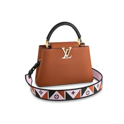 Louis Vuitton Capucines BB Replica Gold/Noir Handbag M59266
