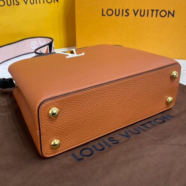 Louis Vuitton Capucines BB Replica Gold/Noir Handbag M59266 - Image 6