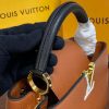Best Replicas Bags - Louis Vuitton Capucines BB Replica Gold/Noir Handbag M59266 Shop For Best Louis Vuitton LV Replica Bags With Cheap Price