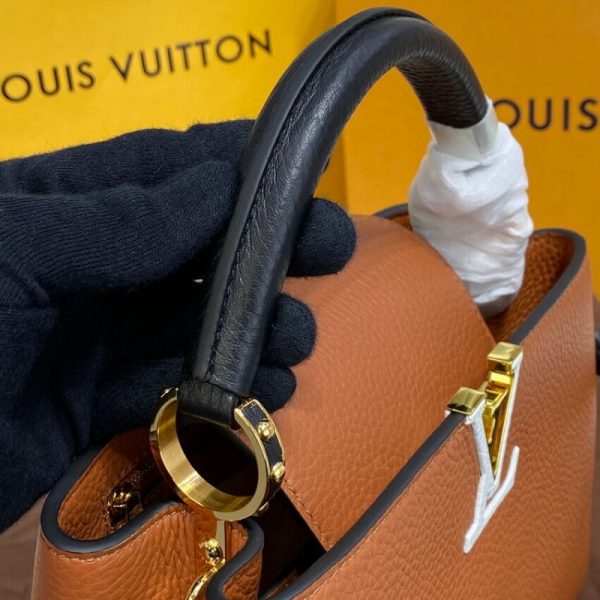 Louis Vuitton Capucines BB Replica Gold/Noir Handbag M59266 - Image 7