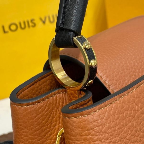 Louis Vuitton Capucines BB Replica Gold/Noir Handbag M59266 - Image 8