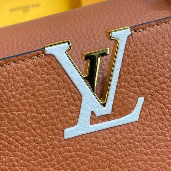 Louis Vuitton Capucines BB Replica Gold/Noir Handbag M59266 - Image 9