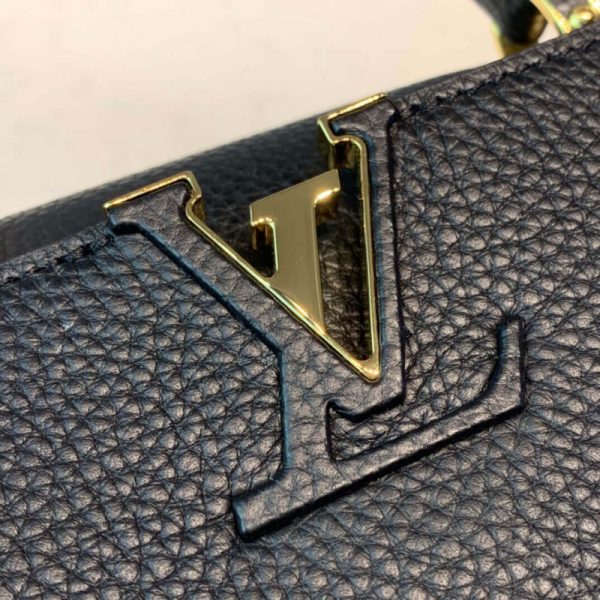 Replica Louis Vuitton Capucines Mini Bag M56071 in Black - Image 11